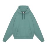 C.E (WASHED DISTRICT PATCH HEAVY HOODY) GREEN