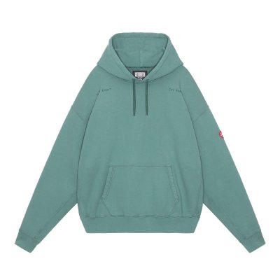 画像1: C.E (WASHED DISTRICT PATCH HEAVY HOODY) GREEN