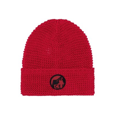 画像1: C.E (PRE COG COTTON KNIT CAP) RED