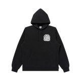 BLACK EYE PATCH (SPRAYED OG LABEL HOODIE) BLACK