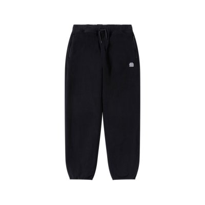 画像1: BLACK EYE PATCH (OG LABEL FLEECE PANTS) BLACK