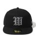 画像1: WACKO MARIA (NEW ERA 59FIFTY) BLK-GREY (1)