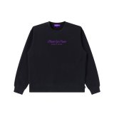 BLACK EYE PATCH (PURPLE LABEL LOGO CREW SWEAT) BLACK