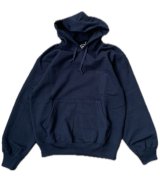 WACKO MARIA (HEAVY WEIGHT PULLOVER HOODED SWEAT SHIRT) NAVY