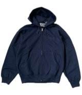 WACKO MARIA (HEAVY WEIGHT FULL ZIP HOODED SWEAT SHIRT) NAVY