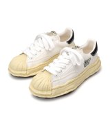 Maison MIHARA YASUHIRO ("BLAKEY" VINTAGE COLOR SOLE CANVAS LOW-TOP SNEAKER) WHITE