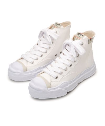 画像1: Maison MIHARA YASUHIRO ("HANK" OG SOLE CANVAS HI TOP SNEAKER) WHITE