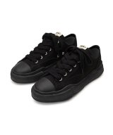 Maison MIHARA YASUHIRO ("PETERSON" OG SOLE CANVAS LOW SNEAKER) BLK-BLK