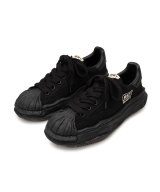 Maison MIHARA YASUHIRO ("BLAKEY" OG SOLE CANVAS LOW-TOP SNEAKER) BLK-BLK