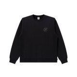 BLACK EYE PATCH (RHINESTONE B EMBLEM CREW SWEAT) BLACK