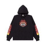 BLACK EYE PATCH (FLAME RIDER LOGO HOODIE) BLACK