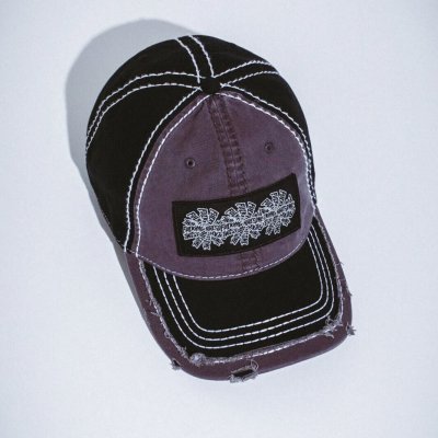 画像1: FUCKING AWESOME (Three Spiral Edge Stitch Six Panel Hat) GREY