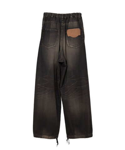 画像2: Maison MIHARA YASUHIRO (Light Denim Wide Pants) BLACK