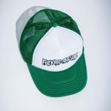 FUCKING AWESOME (Scanner Warp Stamp Trucker Hat) GREEN