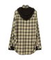 画像2: Maison MIHARA YASUHIRO (Hoodie Combine Checkered Shirt) YELLOW (2)