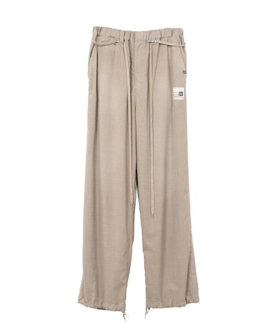 画像1: Maison MIHARA YASUHIRO (Wool Wide Pants) BEIGE