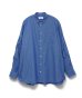 画像1: FACETASM (SLEEVE PANEL BIG HEART SHIRT) BLUE (1)