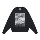 C.E (WASHED FK Hyperferme CREW NECK) BLACK