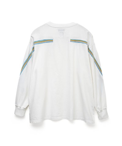 画像2: FACETASM (MINI RIB LONG SLEEVE TEE) WHITE