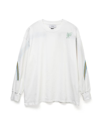 画像1: FACETASM (MINI RIB LONG SLEEVE TEE) WHITE