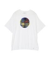 FACETASM (MIRRORBALL BIG TEE) WHITE