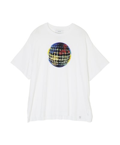 画像1: FACETASM (MIRRORBALL BIG TEE) WHITE