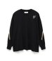 画像1: FACETASM (MINI RIB LONG SLEEVE TEE) BLACK (1)