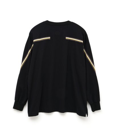 画像2: FACETASM (MINI RIB LONG SLEEVE TEE) BLACK