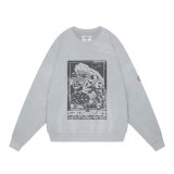 C.E (OVERDYE FK MindfulnessBlock CREW NECK) GREY