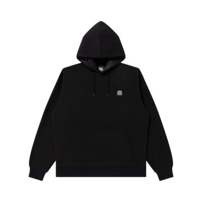 画像1: BLACK EYE PATCH (SMALL OG FLEECE HOODIE) BLACK