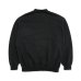 画像2: HOMBRE NINO (ZIP UP CREW NECK "RUBBER LOGO") BLACK (2)