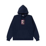 BLACK EYE PATCH (ADDRESS LABEL HOODIE) NAVY