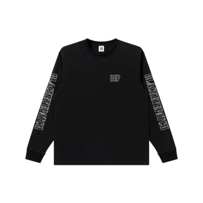 画像1: BLACK EYE PATCH (STENCIL LOGO L/S TEE) BLACK