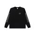 画像1: BLACK EYE PATCH (STENCIL LOGO L/S TEE) BLACK (1)