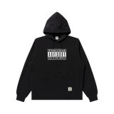 BLACK EYE PATCH (ADVISORY LABEL HOODIE) BLACK