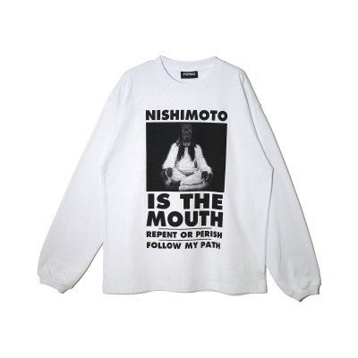 画像1: NISHIMOTO IS THE MOUTH (L/S T-SHIRT) WHITE