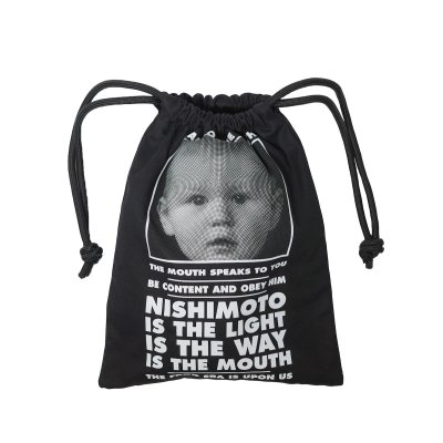 画像2: NISHIMOTO IS THE MOUTH (BIG DRAWSTRING BAG) BLACK