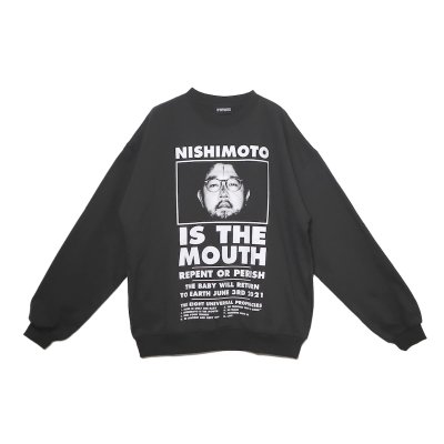 画像1: NISHIMOTO IS THE MOUTH (NEW CLASSIC SWEAT SHIRTS) BLACK