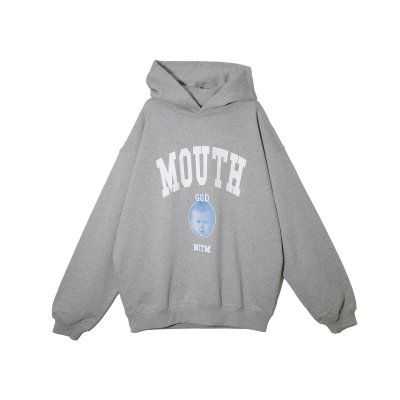 画像1: NISHIMOTO IS THE MOUTH (SWEAT HOODIE) GREY