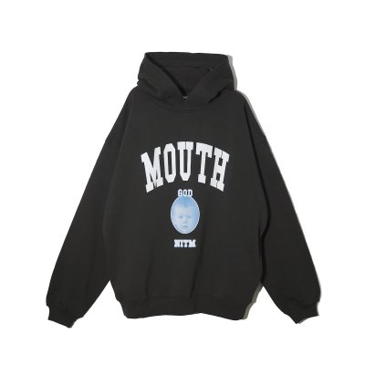 画像1: NISHIMOTO IS THE MOUTH (SWEAT HOODIE) BLACK