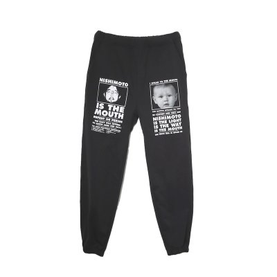 画像1: NISHIMOTO IS THE MOUTH (NEW CLASSIC SWEAT PANTS) BLACK