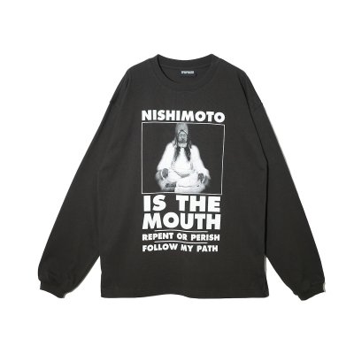 画像1: NISHIMOTO IS THE MOUTH (L/S T-SHIRT) BLACK