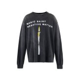 SAINT Mxxxxxx (CANDLE LS TEE) BLACK