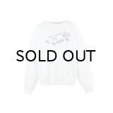 SAINT Mxxxxxx (BJ_YOUNG CREW NECK SWEAT) WHITE