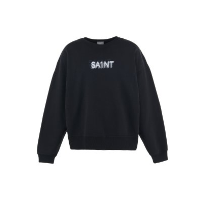 画像1: SAINT Mxxxxxx (7 DEADLY CREW NECK SWEAT) BLACK