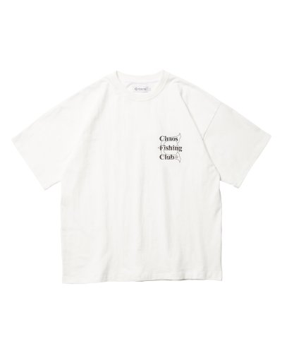 画像1: Chaos Fishing Club x Evisen (DRY LOGO TEE) WHITE