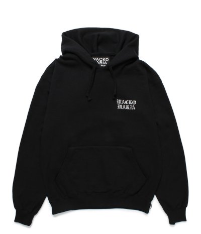 画像2: WACKO MARIA (HEAVY WEIGHT PULLOVER HOODED SWEAT SHIRT TYPE-4) BLACK