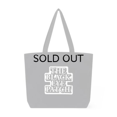 画像1: BLACK EYE PATCH (OG LABEL TOTE BAG LARGE) BLACK