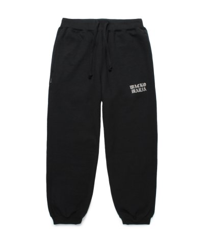 画像1: WACKO MARIA (HEAVY WEIGHT SWEAT PANTS TYPE-1) BLACK