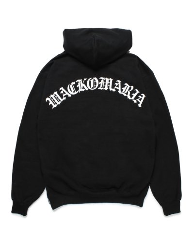 画像1: WACKO MARIA (HEAVY WEIGHT FULL ZIP HOODED SWEAT SHIRT TYPE-4) BLACK